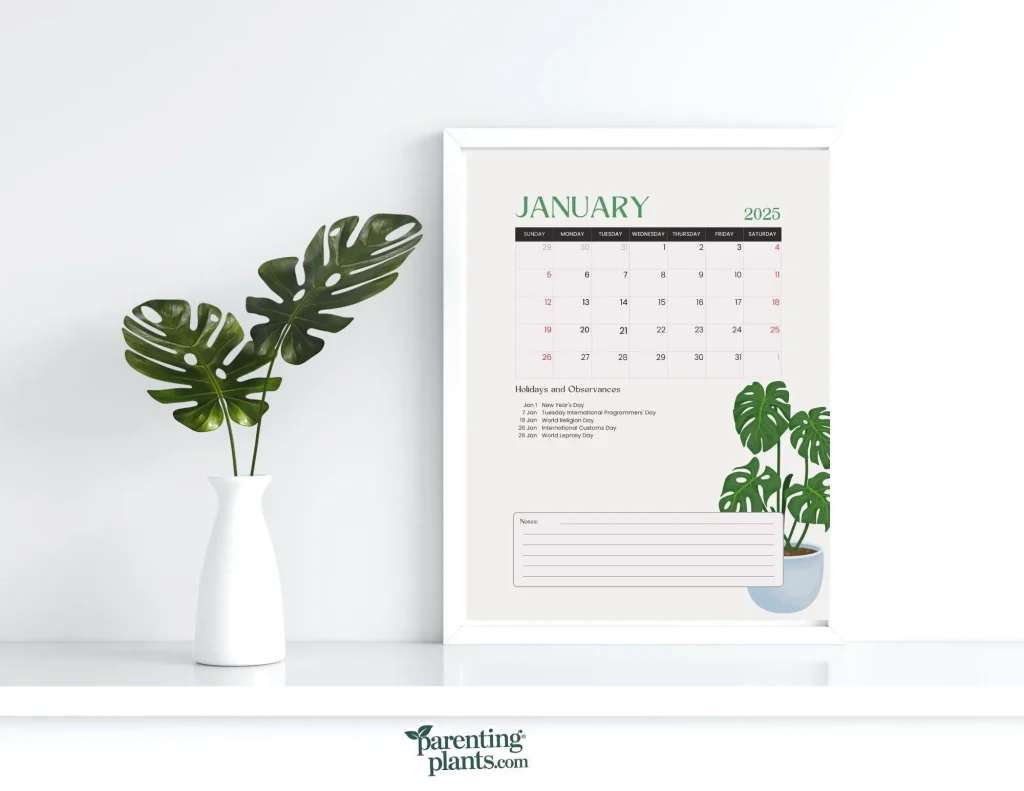 2025 Printable Calendar