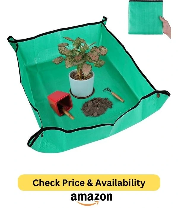 Repotting mat